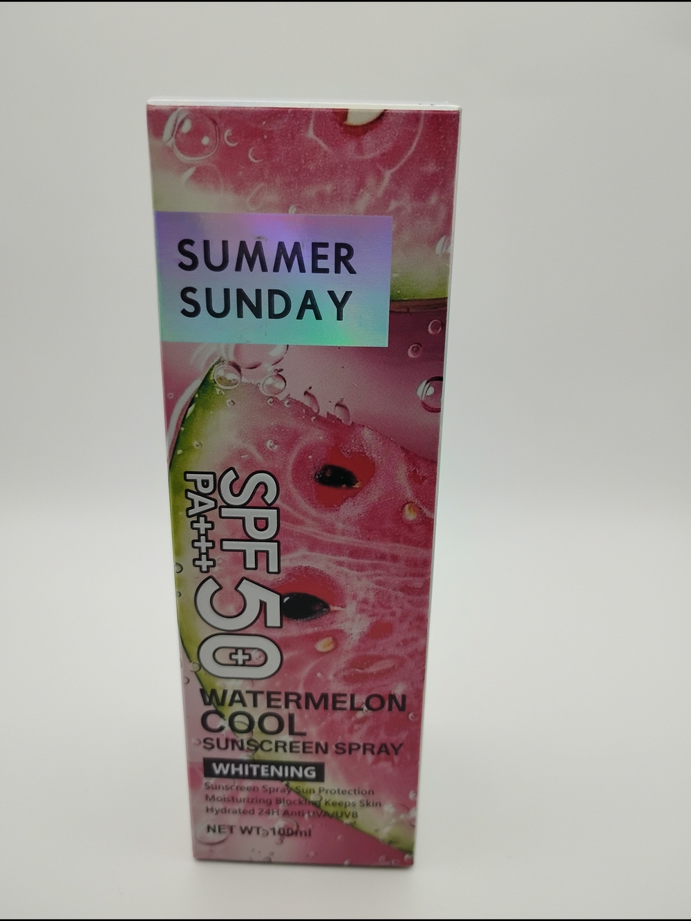 Watermelon Cool SPF 50 Sunscreen Spray — Pink